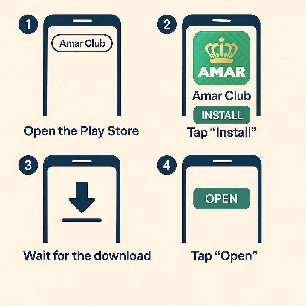 install amar club app